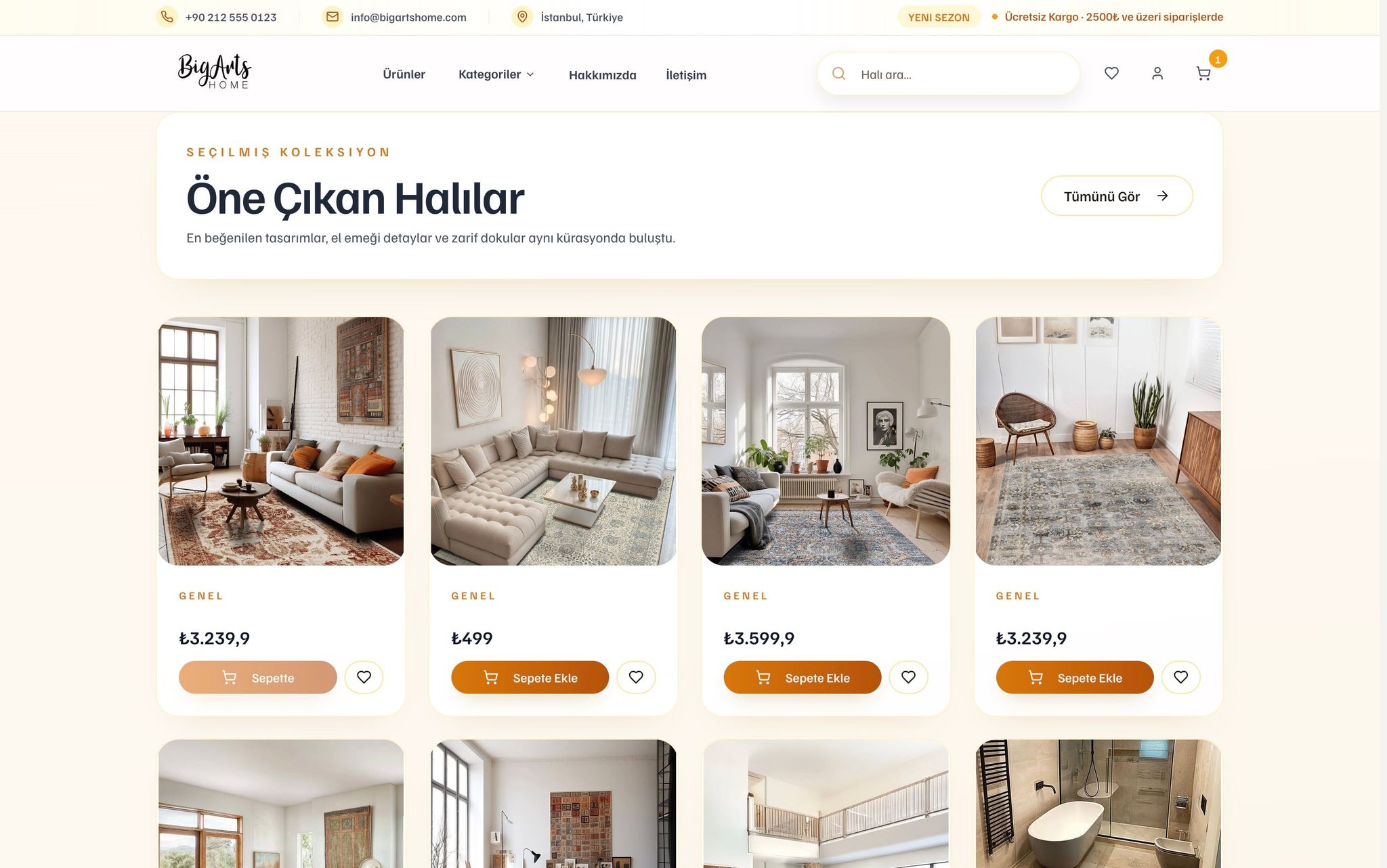 BigArts Home projesi görsel 2 - Full Stack detay