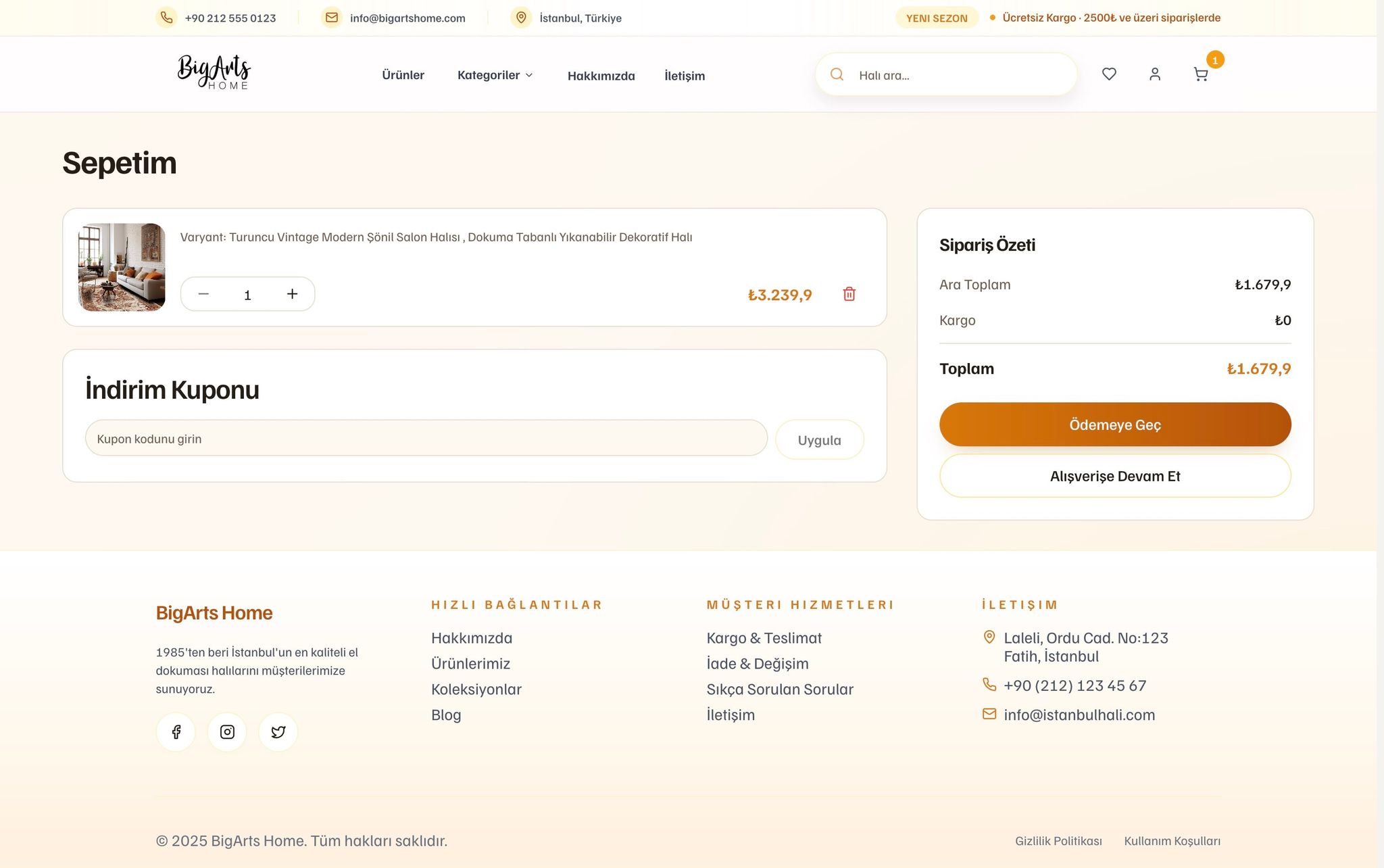 BigArts Home projesi görsel 7 - Full Stack detay