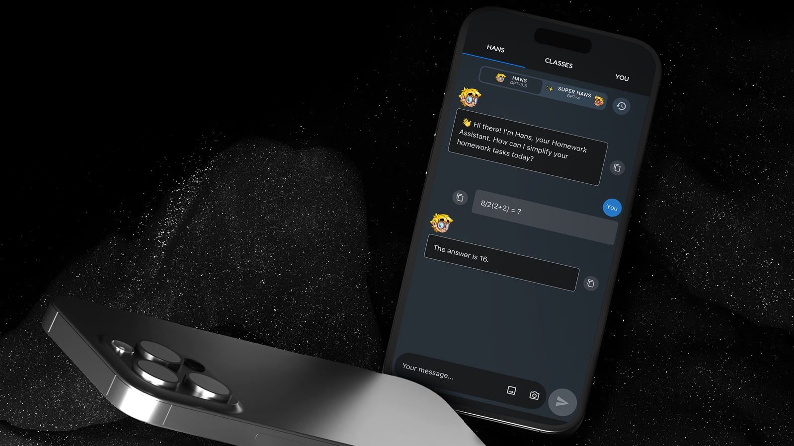 Hausaufgaben Hans projesi görsel 1 - Web Geliştirme detay