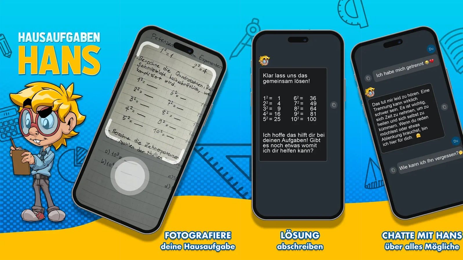 Hausaufgaben Hans projesi görsel 2 - Web Geliştirme detay