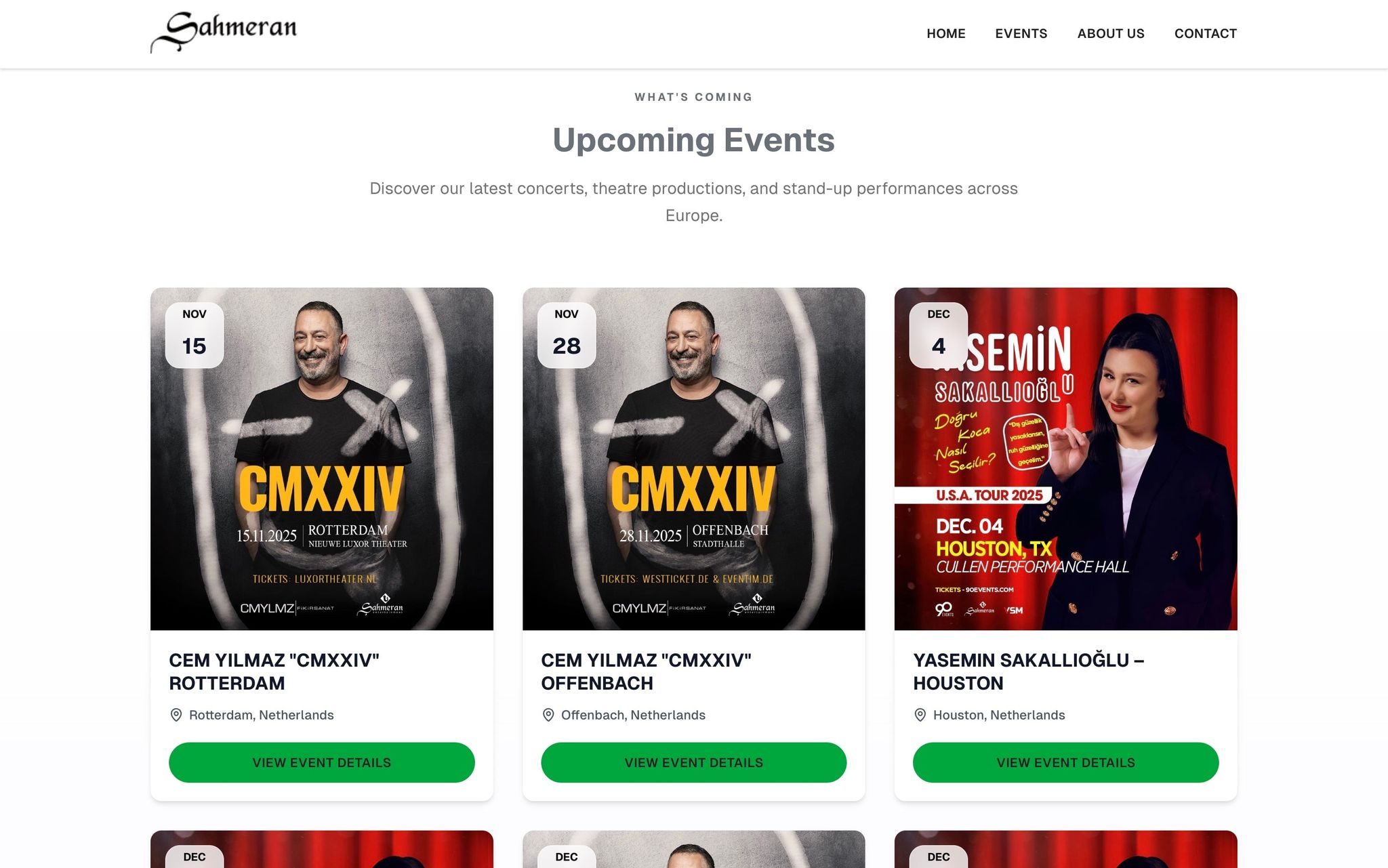 Şahmeran Entertainment projesi görsel 2 - Global Turneler detay